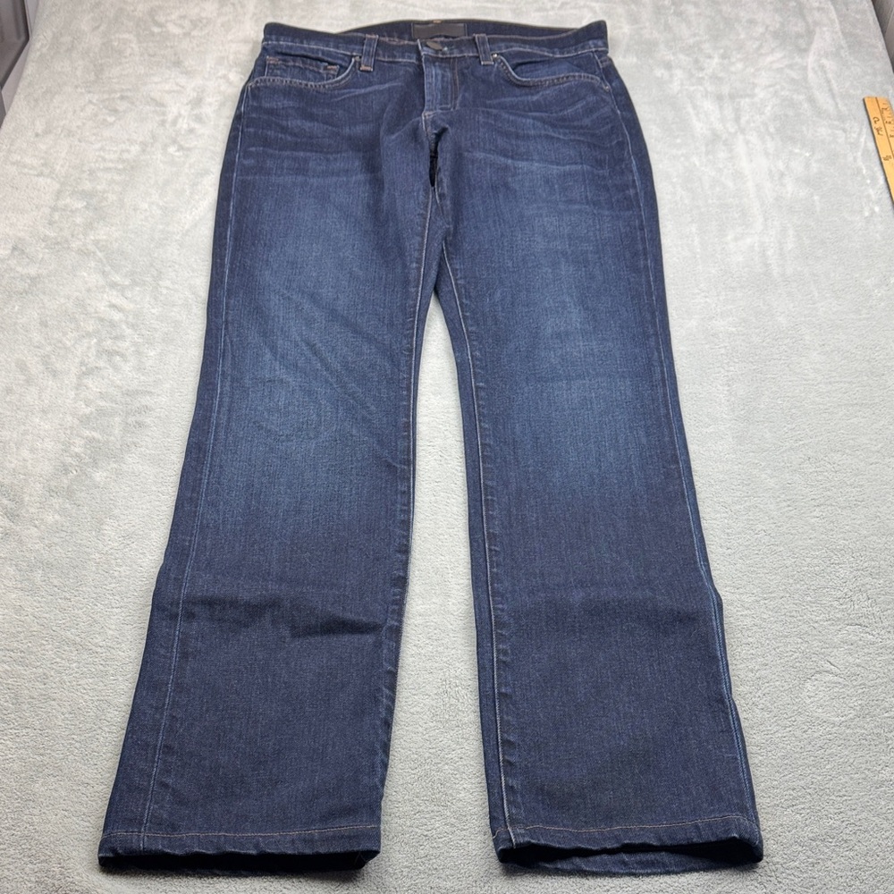 J Brand Kane Dark Blue Straight Leg Jeans 31